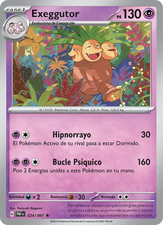 Exeggutor 24 – Destinos de Paldea