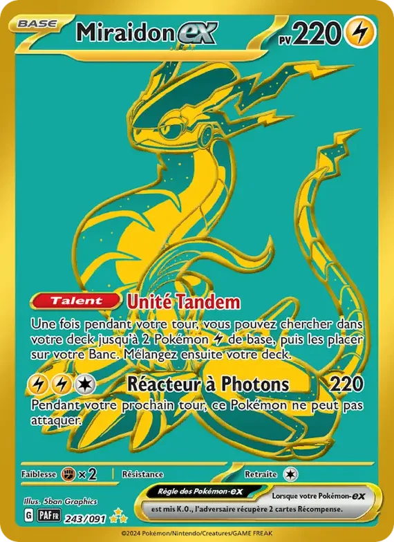 Miraidon-ex 243 – Destinées de Paldea