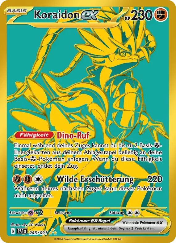 Koraidon-ex 245 – Paldeas Schicksale