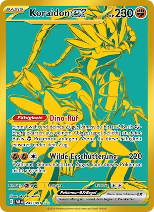 Koraidon-ex Nr. 245 – Paldean Fates