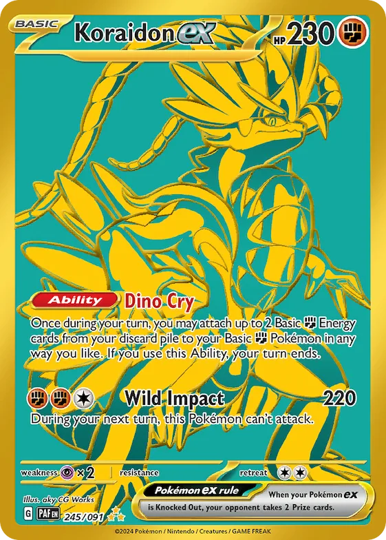 Koraidon ex #245 – Paldean Fates