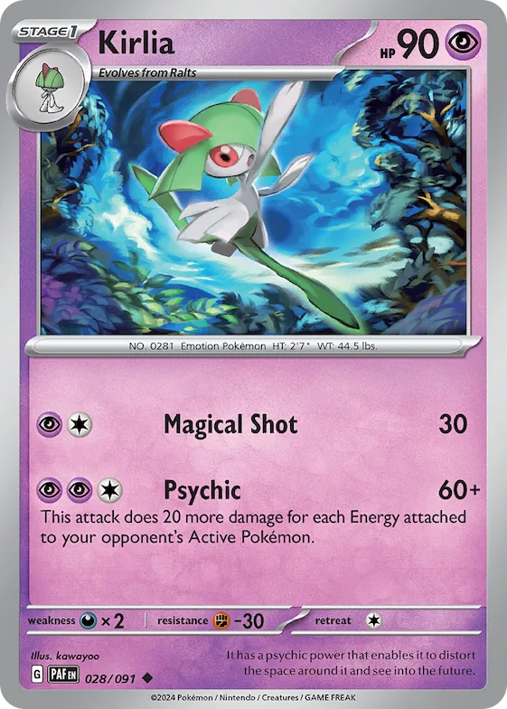 Kirlia 28 – Destinos de Paldea