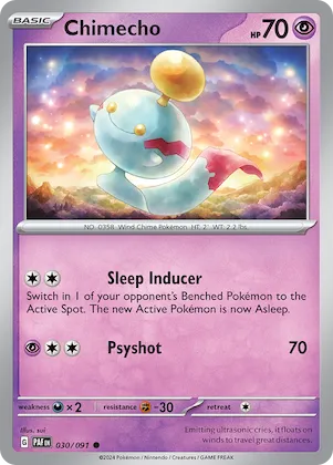 Chimecho #30 – Paldean Fates