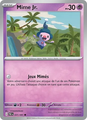 Mime Jr. n° 31 – Destinées de Paldea