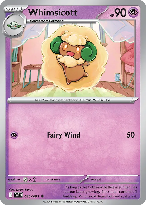 Whimsicott 35 – Destinos de Paldea
