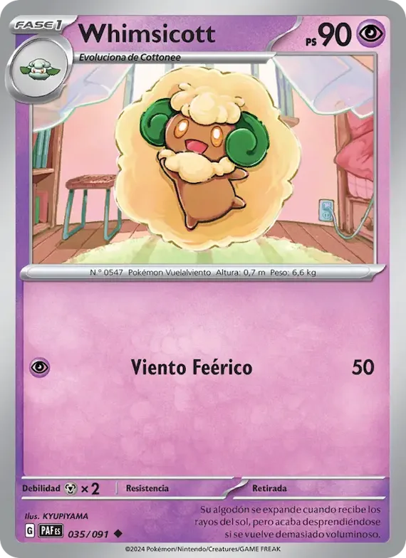 Whimsicott 35 – Destinos de Paldea