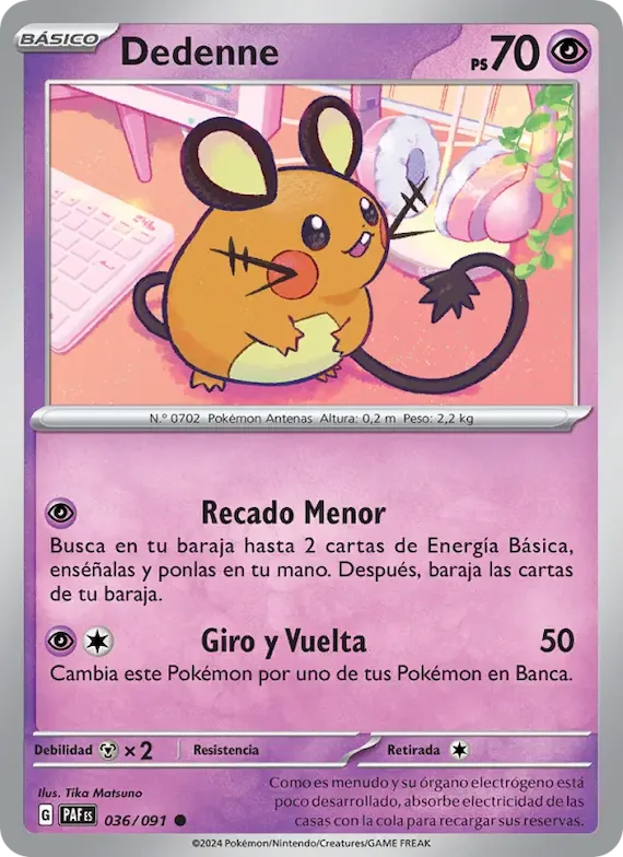 Dedenne 36 – Destinos de Paldea