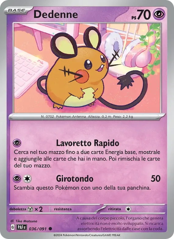 Dedenne 36 – Destino di Paldea