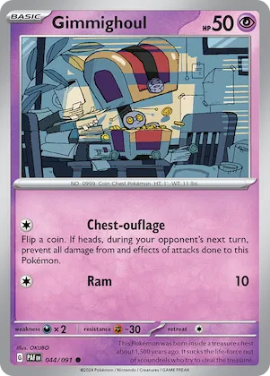 Gimmighoul #44 – Paldean Fates