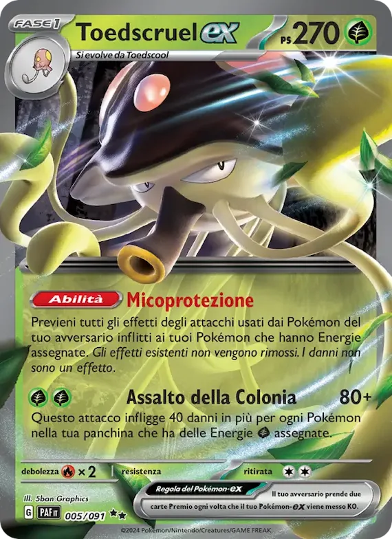 Toedscruel-ex 5 – Destino di Paldea