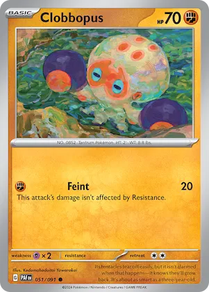 Clobbopus #51 – Paldean Fates