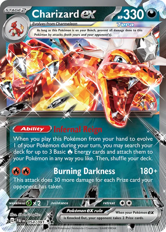Charizard ex #54 – Paldean Fates