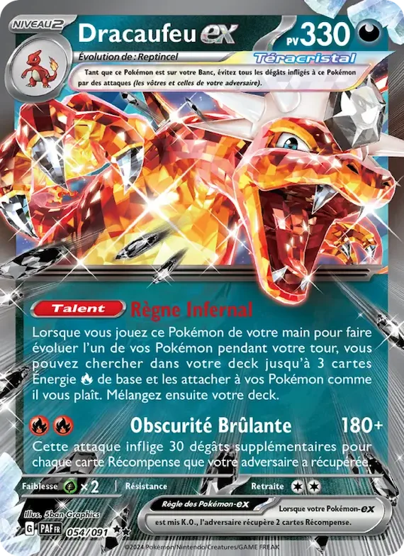 Dracaufeu-ex 54 – Destinées de Paldea
