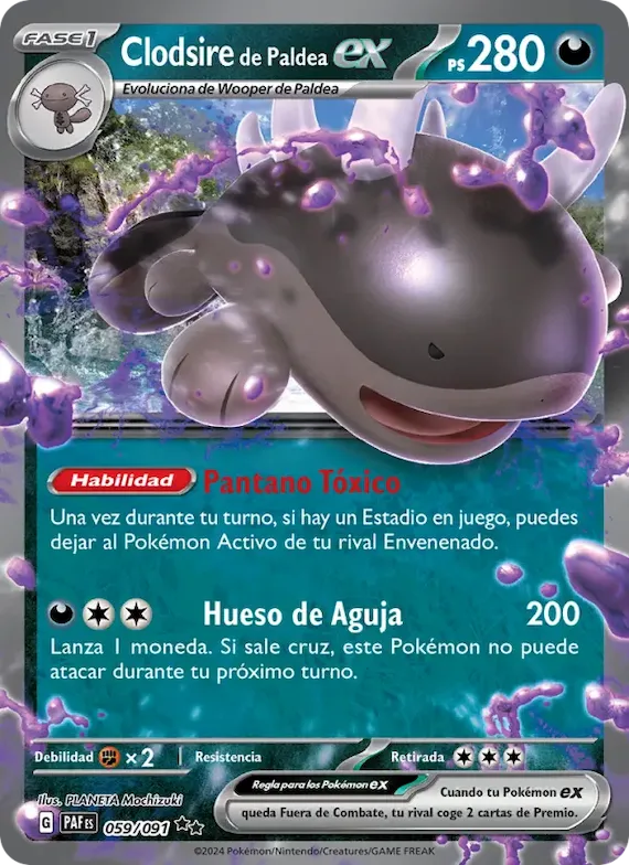 Clodsire de Paldea ex 59 – Destinos de Paldea