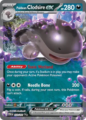 Paldean Clodsire ex #59 – Paldean Fates