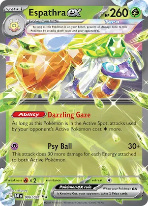 Espathra ex #6 – Paldean Fates