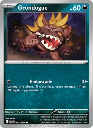Grondogue n° 62 – Destinées de Paldea
