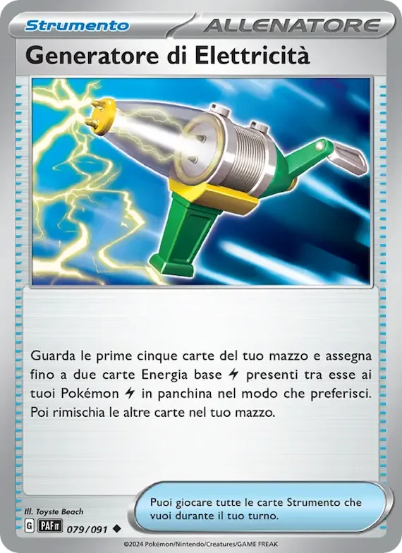 Generatore di Elettricità 79 – Destino di Paldea