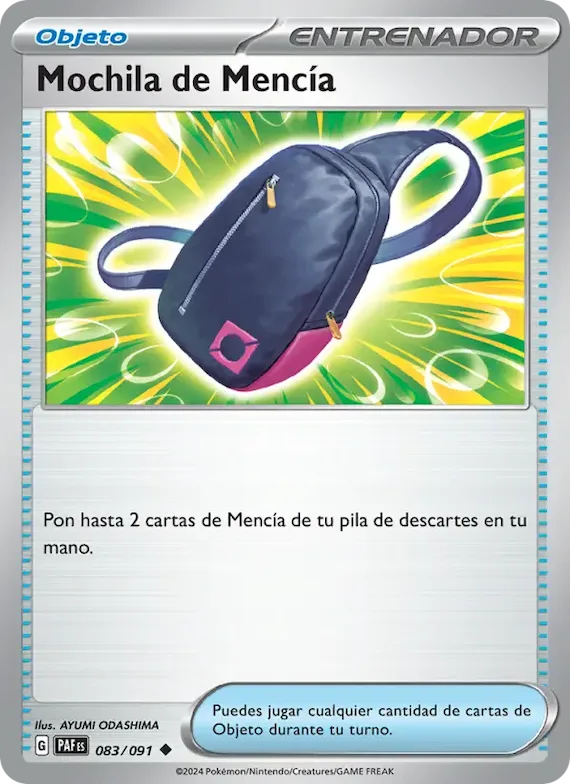 Mochila de Mencía 83 – Destinos de Paldea