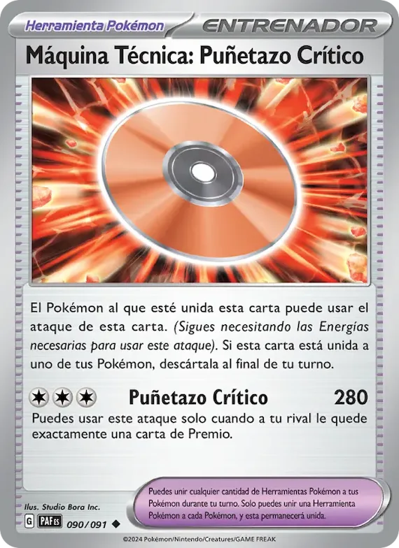 Máquina Técnica: Puñetazo Crítico 90 – Destinos de Paldea