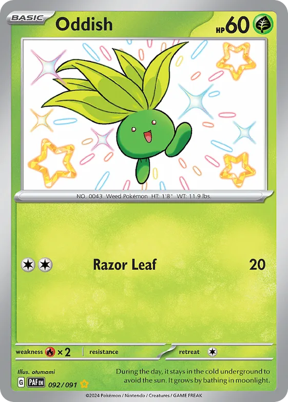 Oddish #92 – Paldean Fates