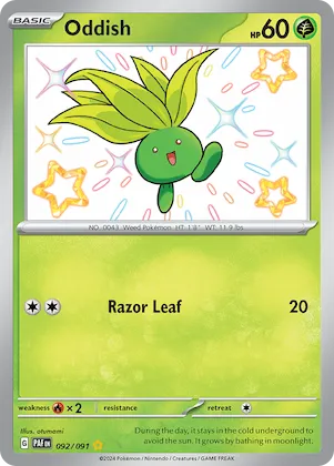 Oddish #92 – Paldean Fates