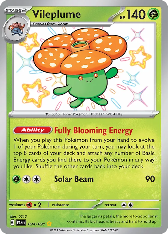 Vileplume #94 – Paldean Fates