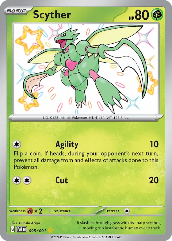 Scyther #95 – Paldean Fates