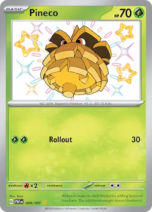Pineco #99 – Paldean Fates