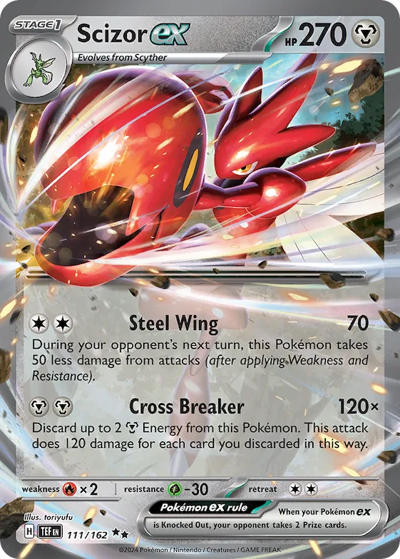Scizor ex 111 – Forças Temporais