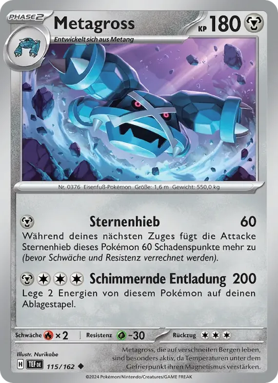 Metagross 115 – Gewalten der Zeit