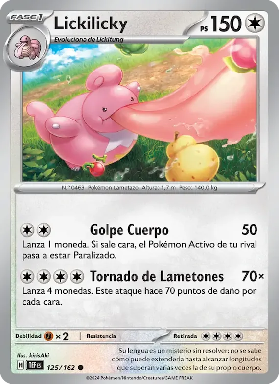 Lickilicky 125 – Fuerzas Temporales