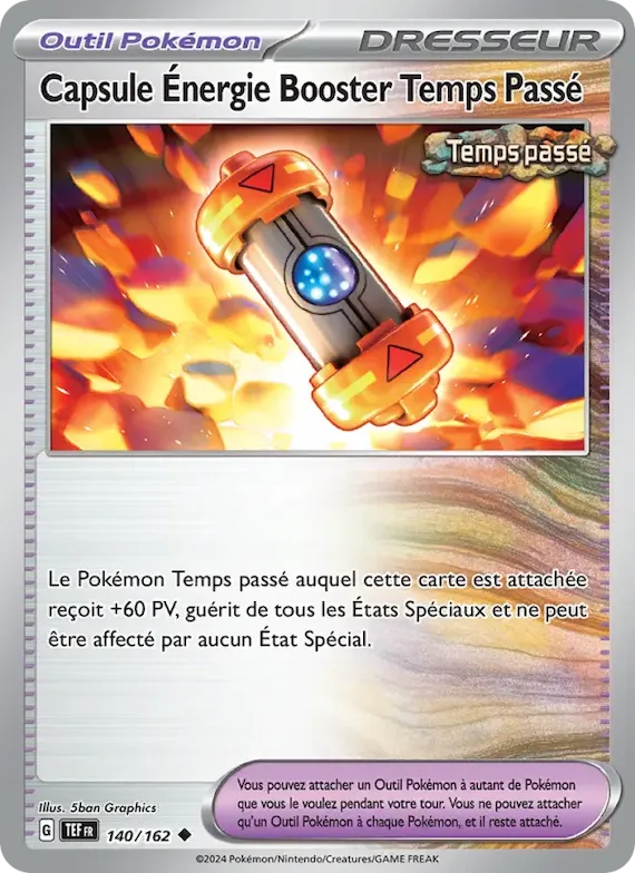 Capsule Énergie Booster Temps Passé 140 – Forces Temporelles