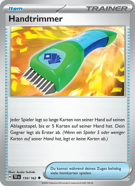 Handtrimmer 150 – Gewalten der Zeit
