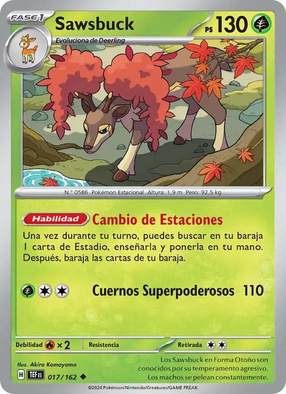 Sawsbuck 17 – Fuerzas Temporales