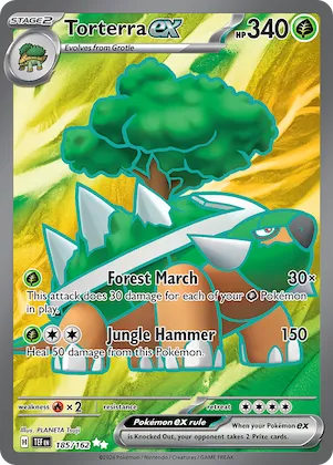 Torterra ex #185 – Temporal Forces