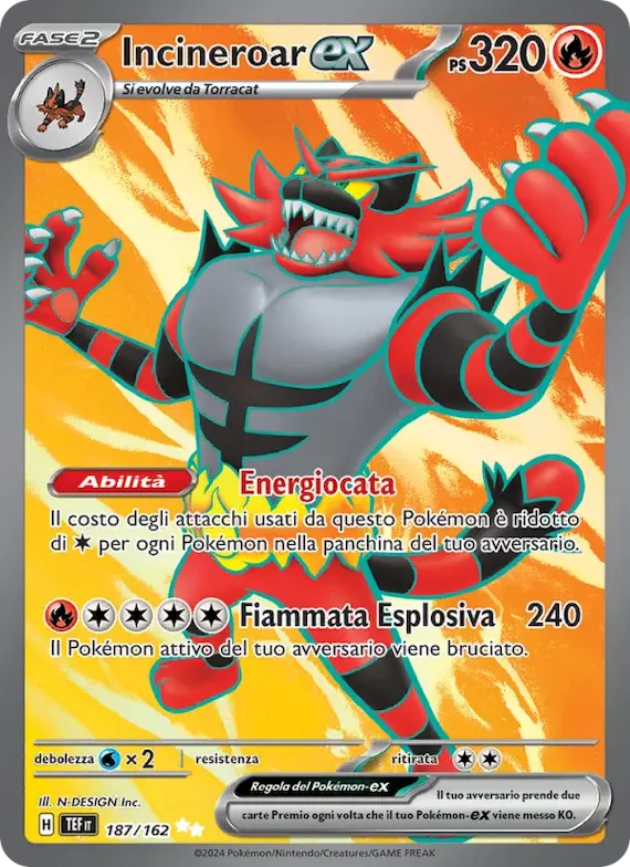 Incineroar-ex 187 – Cronoforze