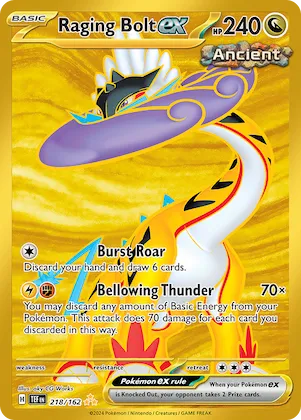 Raging Bolt ex #218 – Temporal Forces