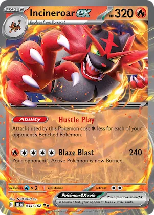 Incineroar ex #34 – Temporal Forces