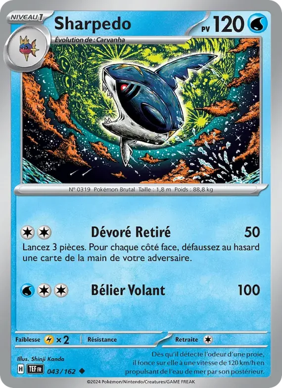 Sharpedo 43 – Forces Temporelles
