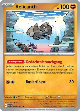 Relicanth Nr. 84 – Gewalten der Zeit