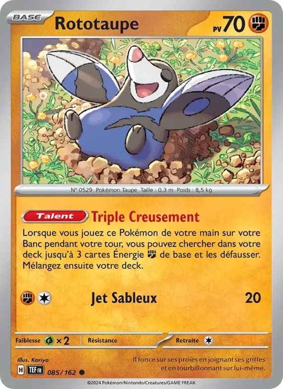 Rototaupe 85 – Forces Temporelles