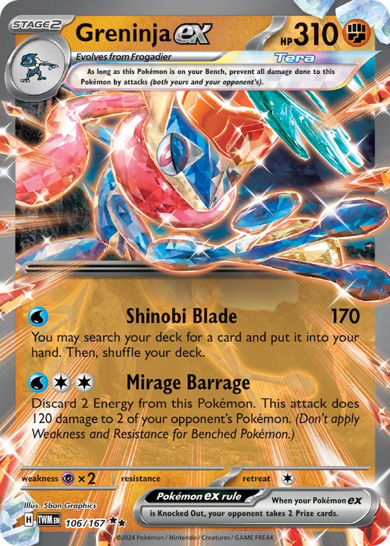 Greninja ex #106 – Twilight Masquerade