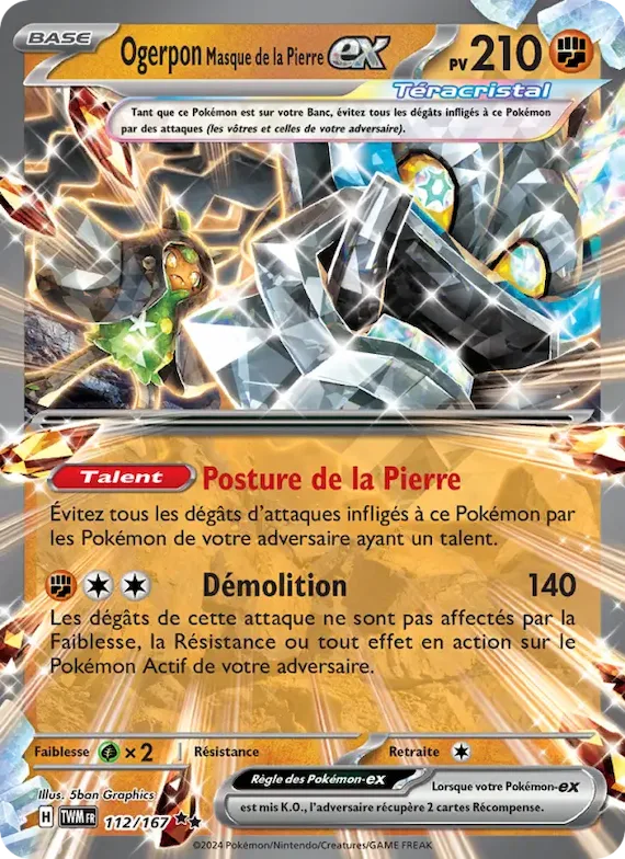 Ogerpon Masque de la Pierre-ex 112 – Mascarade Crépusculaire