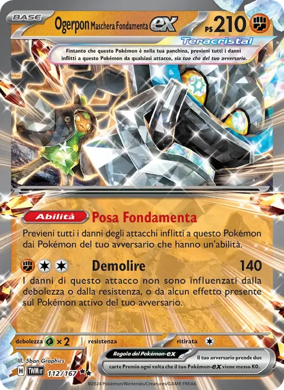 Ogerpon Maschera Fondamenta-ex 112 – Crepuscolo Mascherato