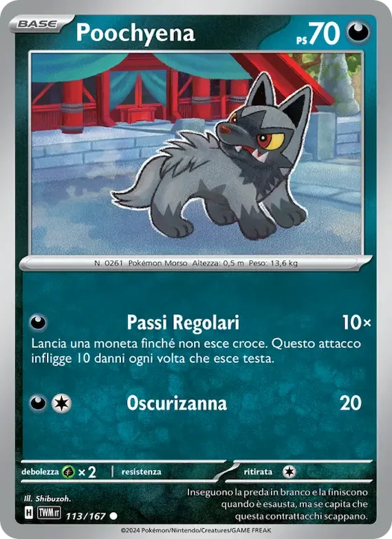 Poochyena 113 – Crepuscolo Mascherato