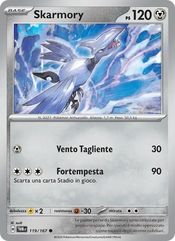 Skarmory 119 – Crepuscolo Mascherato