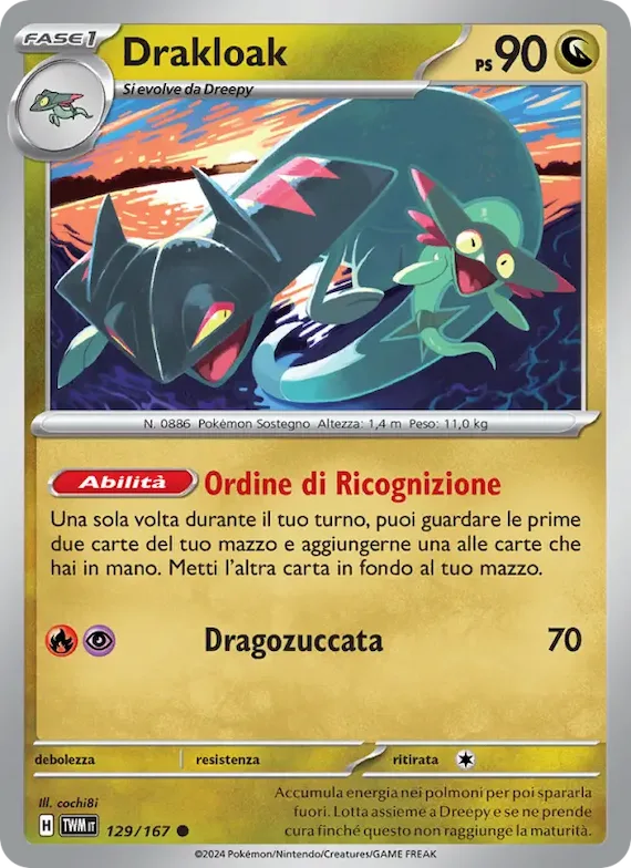 Drakloak 129 – Crepuscolo Mascherato