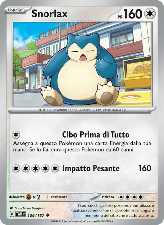 Snorlax 136 – Crepuscolo Mascherato