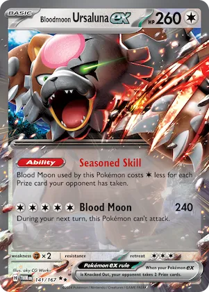 Bloodmoon Ursaluna ex #141 – Twilight Masquerade